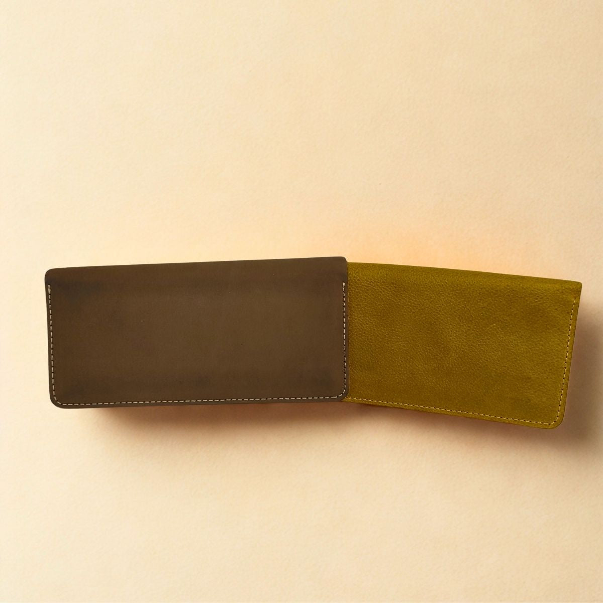 Long Wallet - Brass Zipper | The Bold Vogue