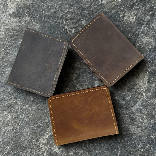 Folding Card Holder with Button