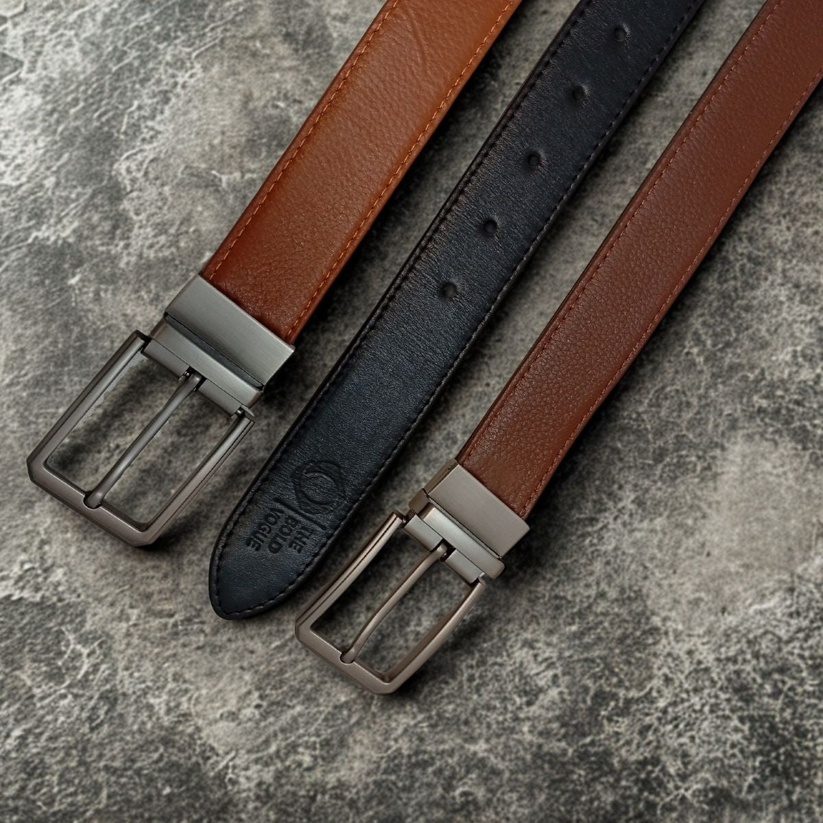 2-in-1 Leather Belt | The Bold Vogue