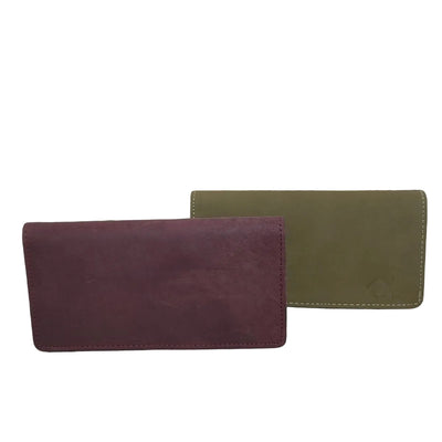 Long Flip Wallet with Zip, Folding Card Pocket