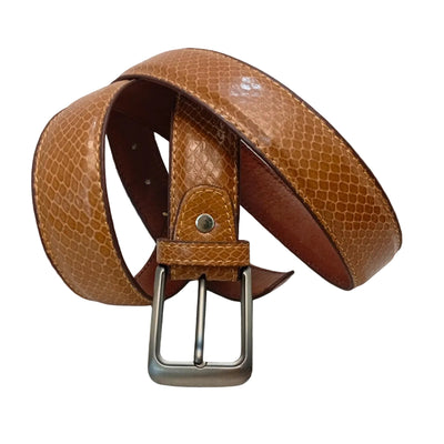 Crocodile Style Leather Belt