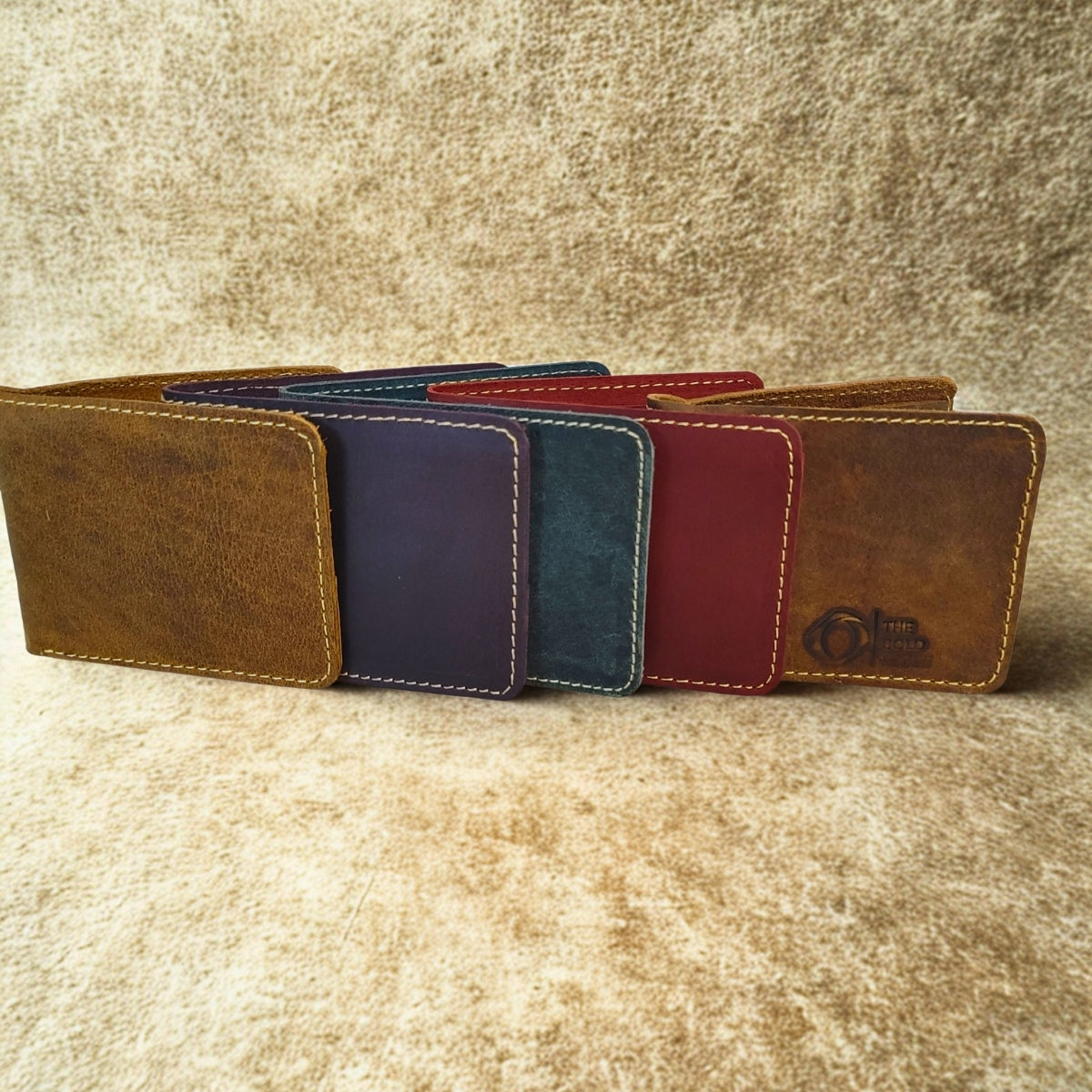 8 Cards Double Pocket Leather Wallet | The Bold Vogue