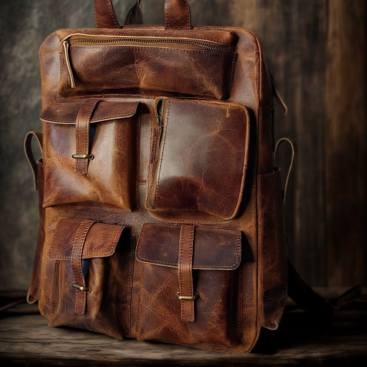 Leather Laptop Shoulder Bag – Premium Craftsmanship for Modern Professionals