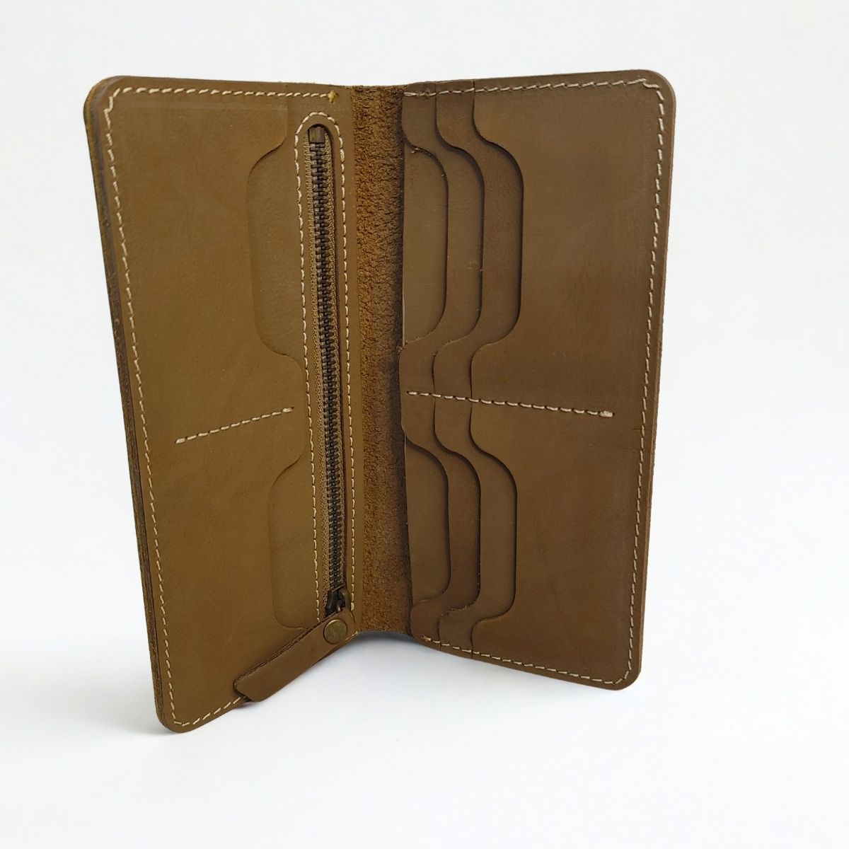 Long Wallet - Brass Zipper (INV-0021-LW)