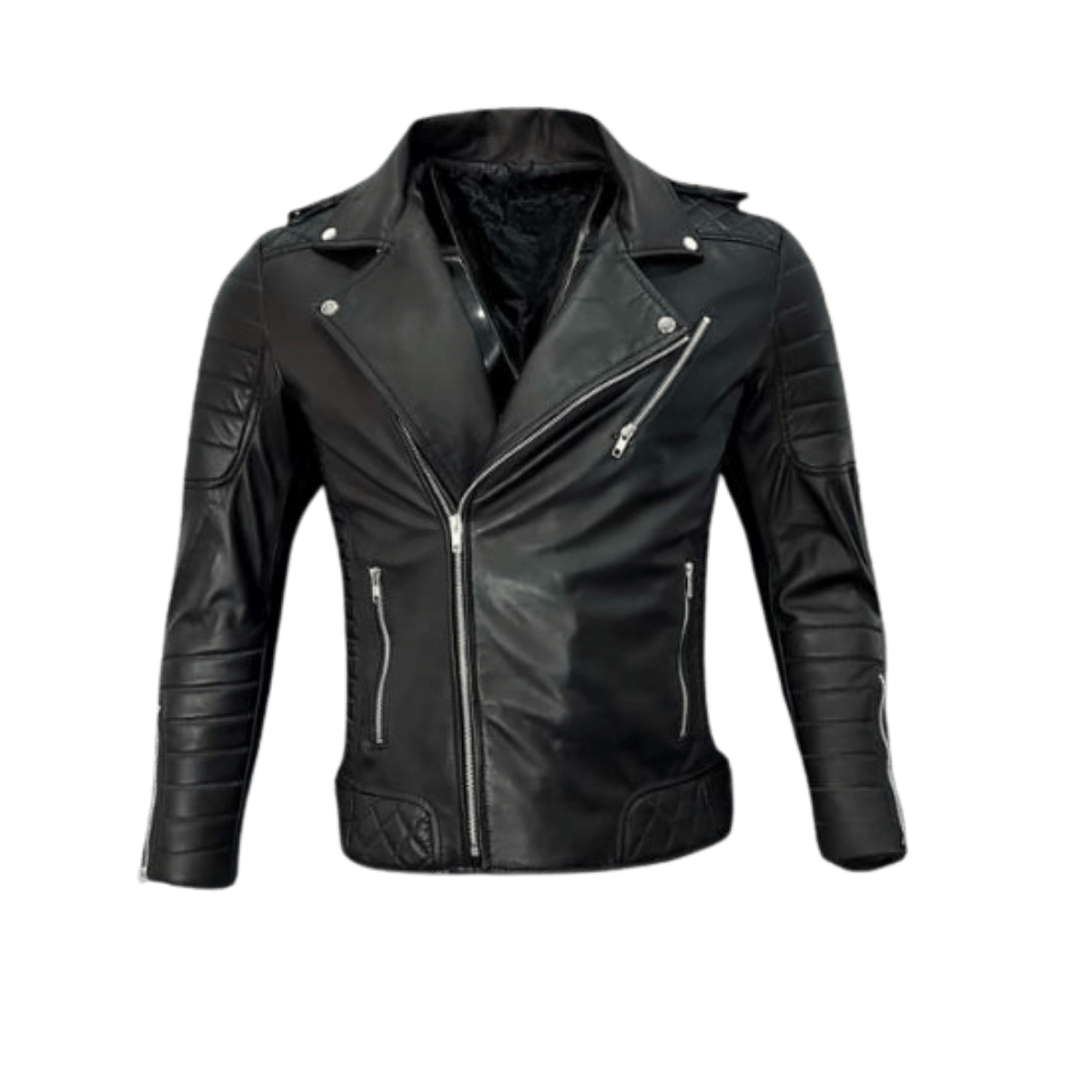 Leather Biker Jacket - Image 5